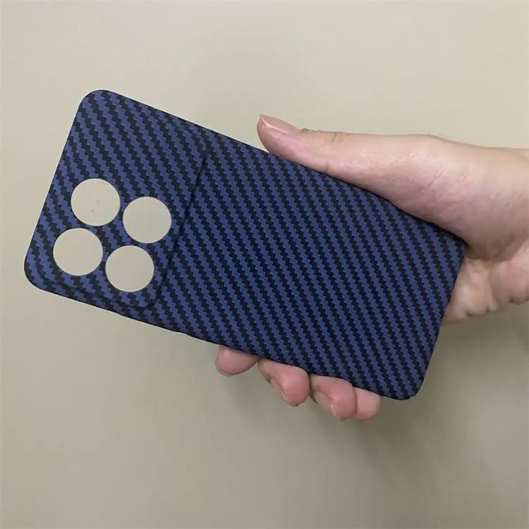 Carbon Fiber Hard Back Cover, Shockproof Case, Xiaomi 14, 13T, 13, 12T, 12, 11, 10, Poco X6, F5 Pro