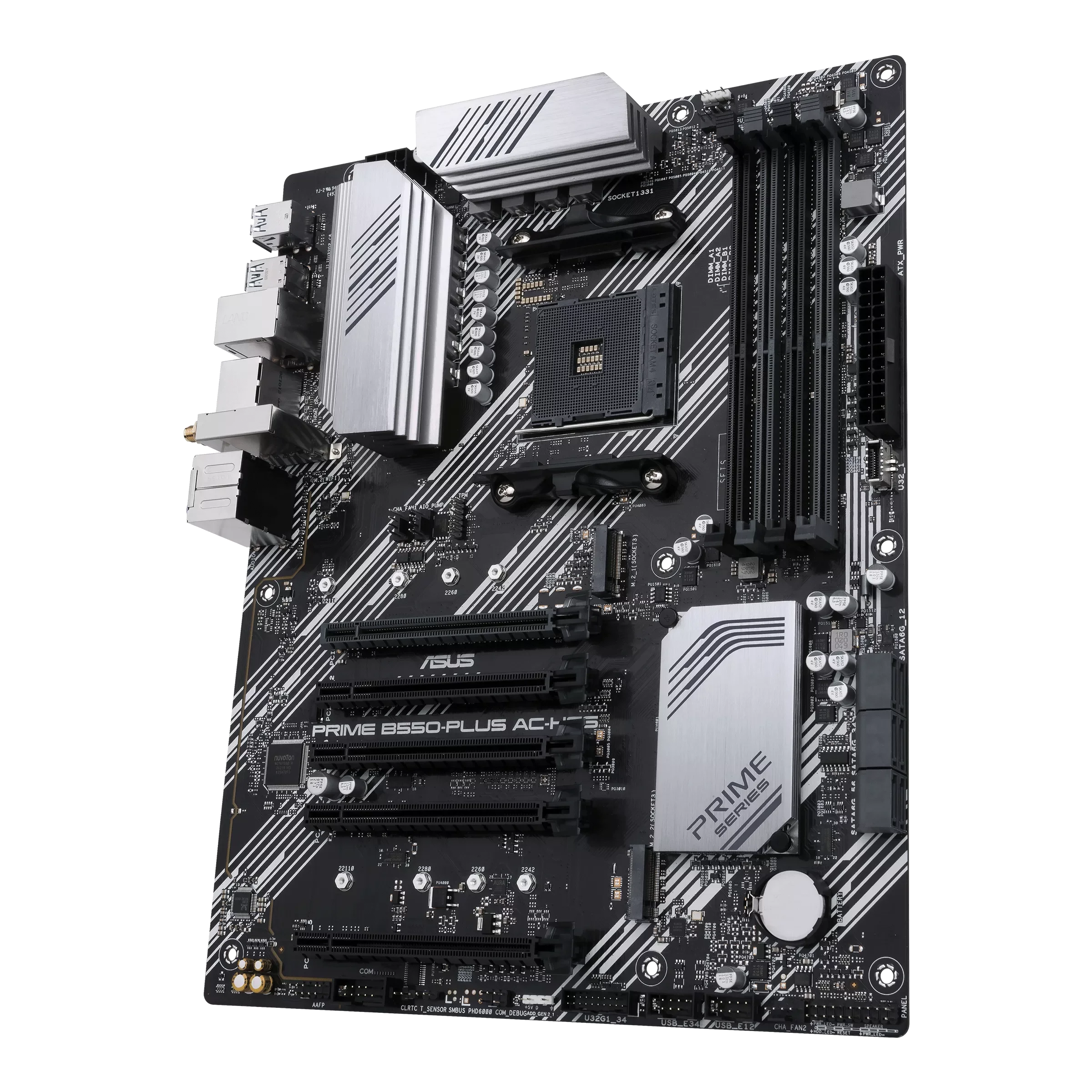 ASUS PRIME B550-PLUS AC-HES Motherboard Socket AM4 CPU DDR4 4866 (OC) Memory Chipset B550 ATX Mainboard