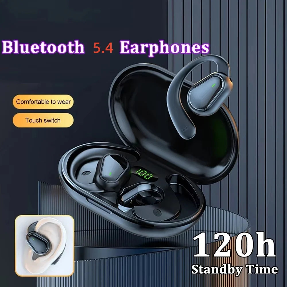 Lenovo Bluetooth 5.3 Headphones Ear Hook Earphones Wireless Earphones HiFi Stereo Waterproof Headset Noise Reduction Earbuds