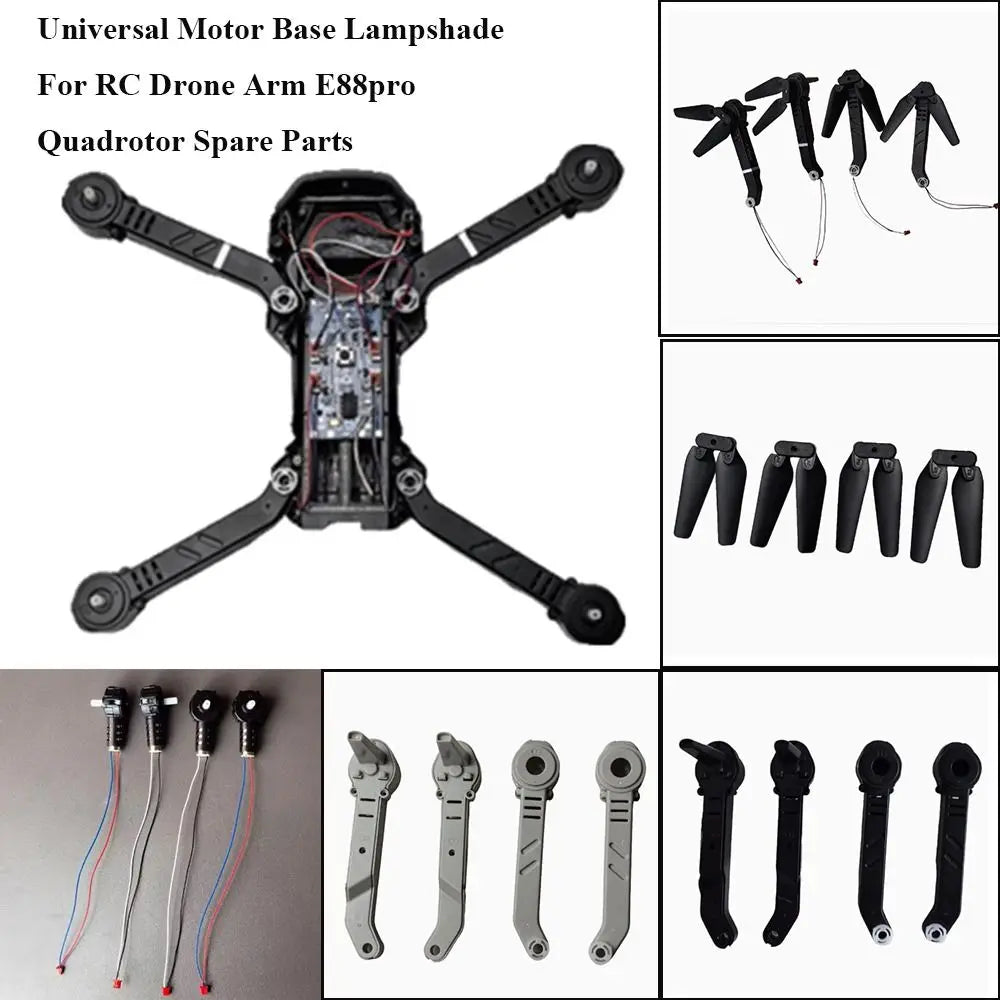 Engines Big Gear Folding Remote-controlled Drone Propeller Universal 10 Styles E88 RC Drone Arm E88pro Quadrotor Spare Parts