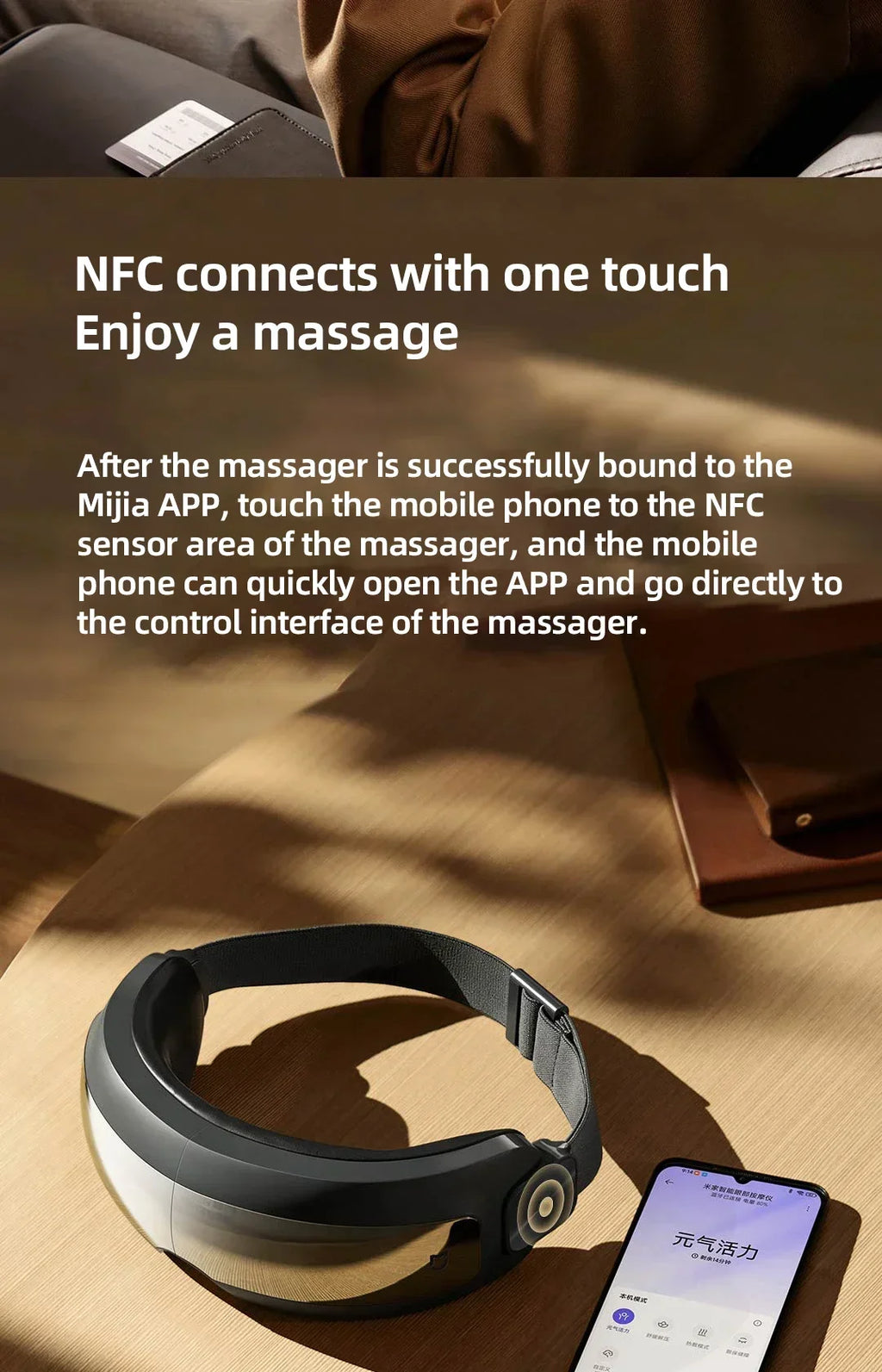 Xiaomi Mijia Smart Eye Massager Hot Compress Zone Massage Relieve Fatigue Eye Care Instrument Work With Mi Home App