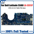 Notebook Mainboard For Dell Latitude 5580 00C098 0V6V32 0M3HDV 0Y2K9C LA-E091P Laptop Motherboard i3 i5 i7 6th 7th Gen CPU