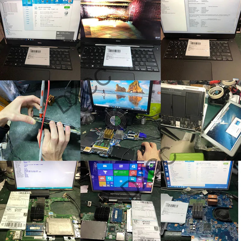 LA-C361P FOR DELL P56F XPS 15 9550 Precision 5510 laptop motherboard DDR4 with I5 I7 CPU GTX960M M1000M GPU 100% Fully tested