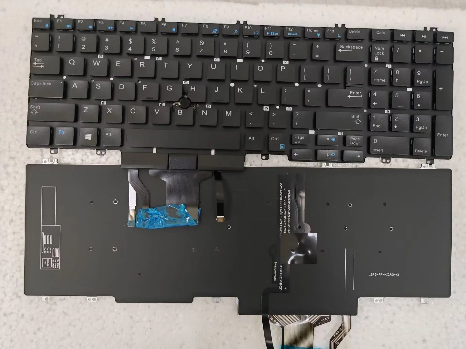 US Laptop Keyboard For DELL For Precision 7530 7540 7730 7740 0Y27WN 0266YW  English Backlit&Pointing New