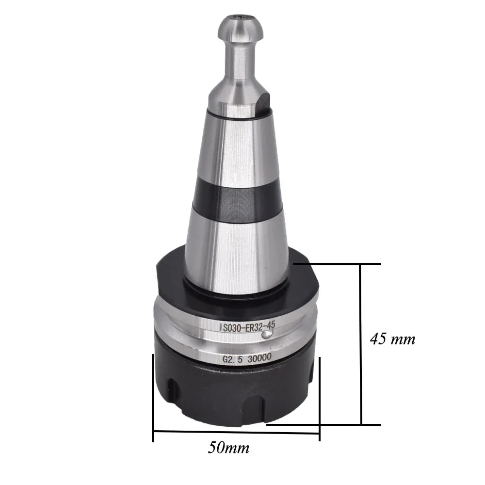Wood Working Tool Holder ISO30 ER32 45L Collet Chuck High Speed Engraving Machine Parts CNC Spindle carving tools
