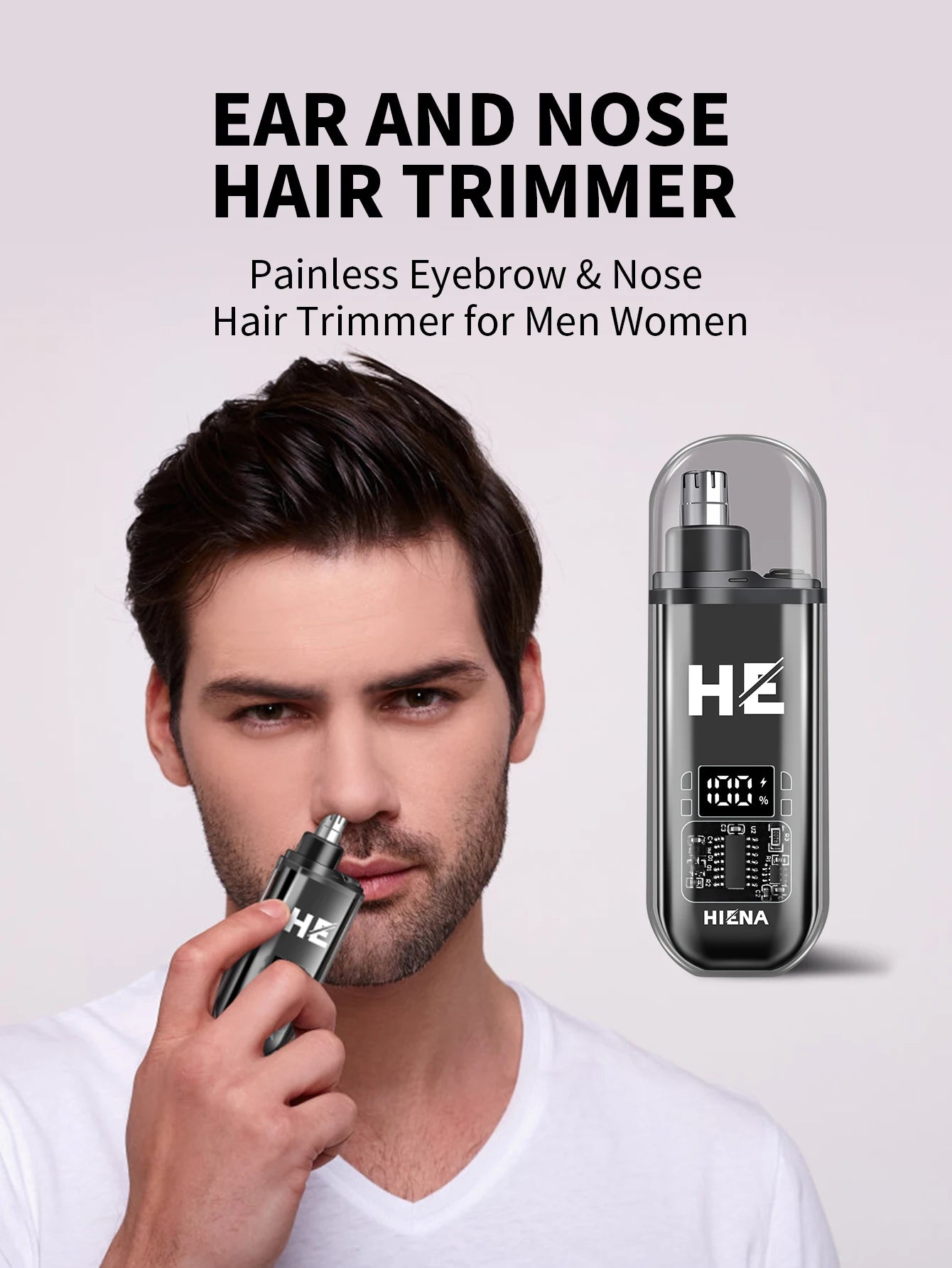 Electric Nose Hair Trimmer Clipper Rechargeable Multi-kinetic Shaving Unisex Automatic Washable Personal Care Appliances