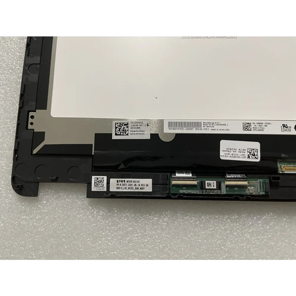 11.6 Inch 30Pin for Dell Latitude 3120 2-in-1 LCD Touch Screen w/Frame and Board EMR Stylus Assembly U3062 U3871 TJ828 YPG7G