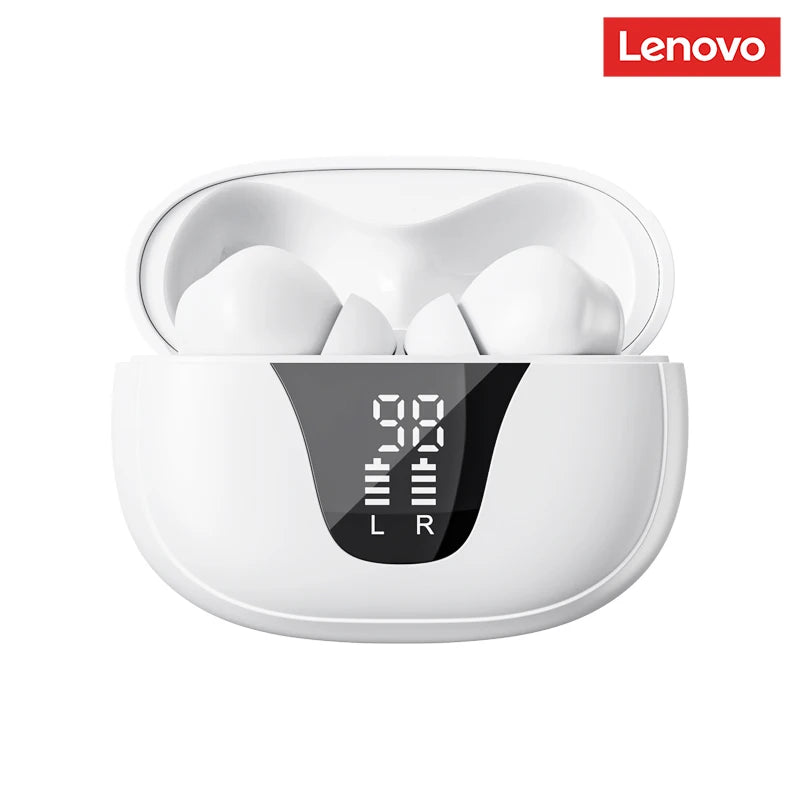Lenovo XT58 TWS Wireless Earphones Bluetooth 5.4 Gaming Headphones Smart Digital Display Earbuds Ultra-Low Latency 20H Playtime
