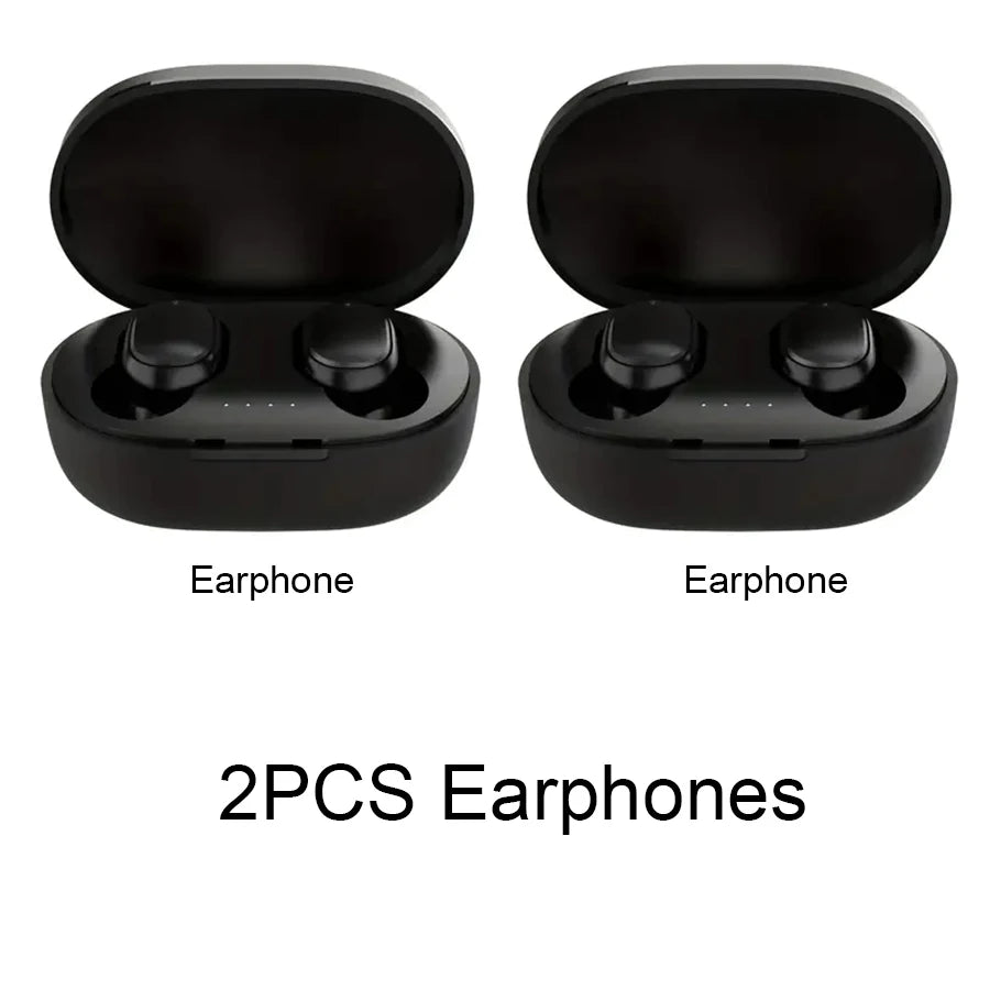 TWS A6S Wireless Bluetooth Headset Earbuds Noice Cancelling Earphone Bluetooth Headphones with Mic for Huawei Xiaomi Redmi