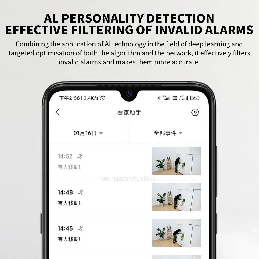 Xiaomi Smart Home 360° Security Camera Mi PTZ 2K Webcam 1296P 3 Megapixel AI Human Detection Night Vision Webcam Work With App