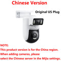 New Xiaomi Outdoor Camera 4 Dual Lens 5MP 3K HD Dual View Monitoring Panoramic Closeup Tracking IP66 Weatherproof AntiTheft CN