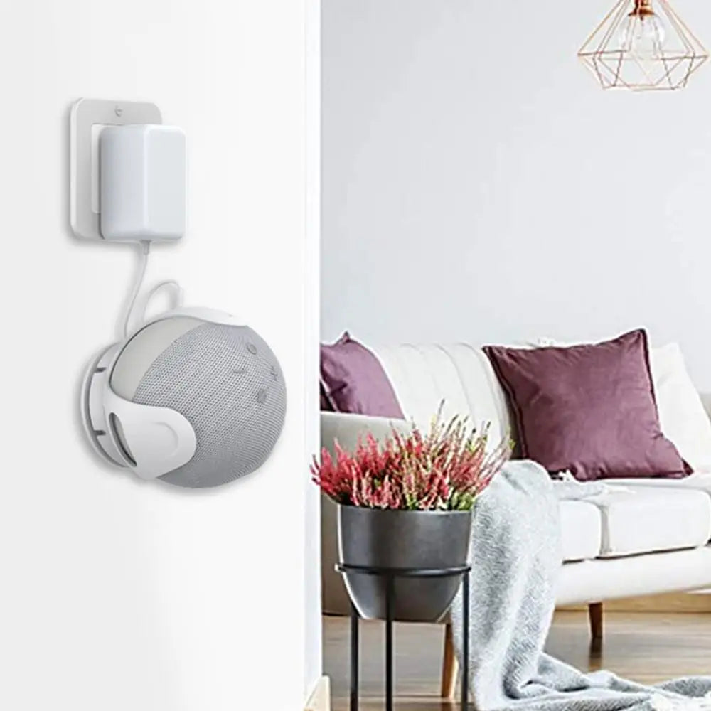Wall Mount Holder For AmazonEcho Dot 5/4 Sound Box Case Holder For Echo Dot 4 5 Wall Mount Stand For Space-Saving