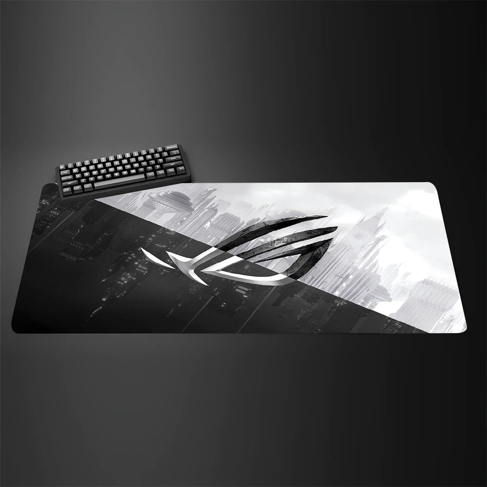 Asus Rog Mause Pad Anime Mouse Mats Gaming Computer Desk Mat Mouse Carpet Pc Accessories Gamer Mouse Pad Speed Rubber Mat