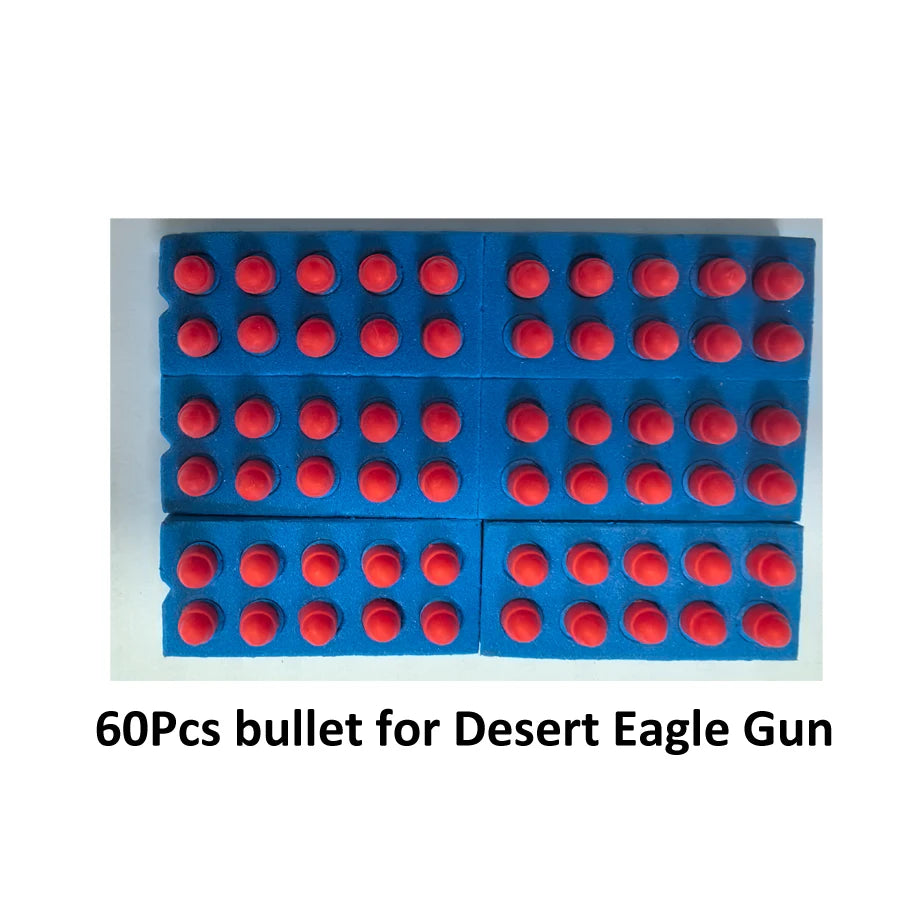 Desert Eagle Toy Gun Shell EjectionAirsoft Pistol Soft Foam Bullet Outdoor CS Weapon for Shooting Game Halloween Birthday Gift