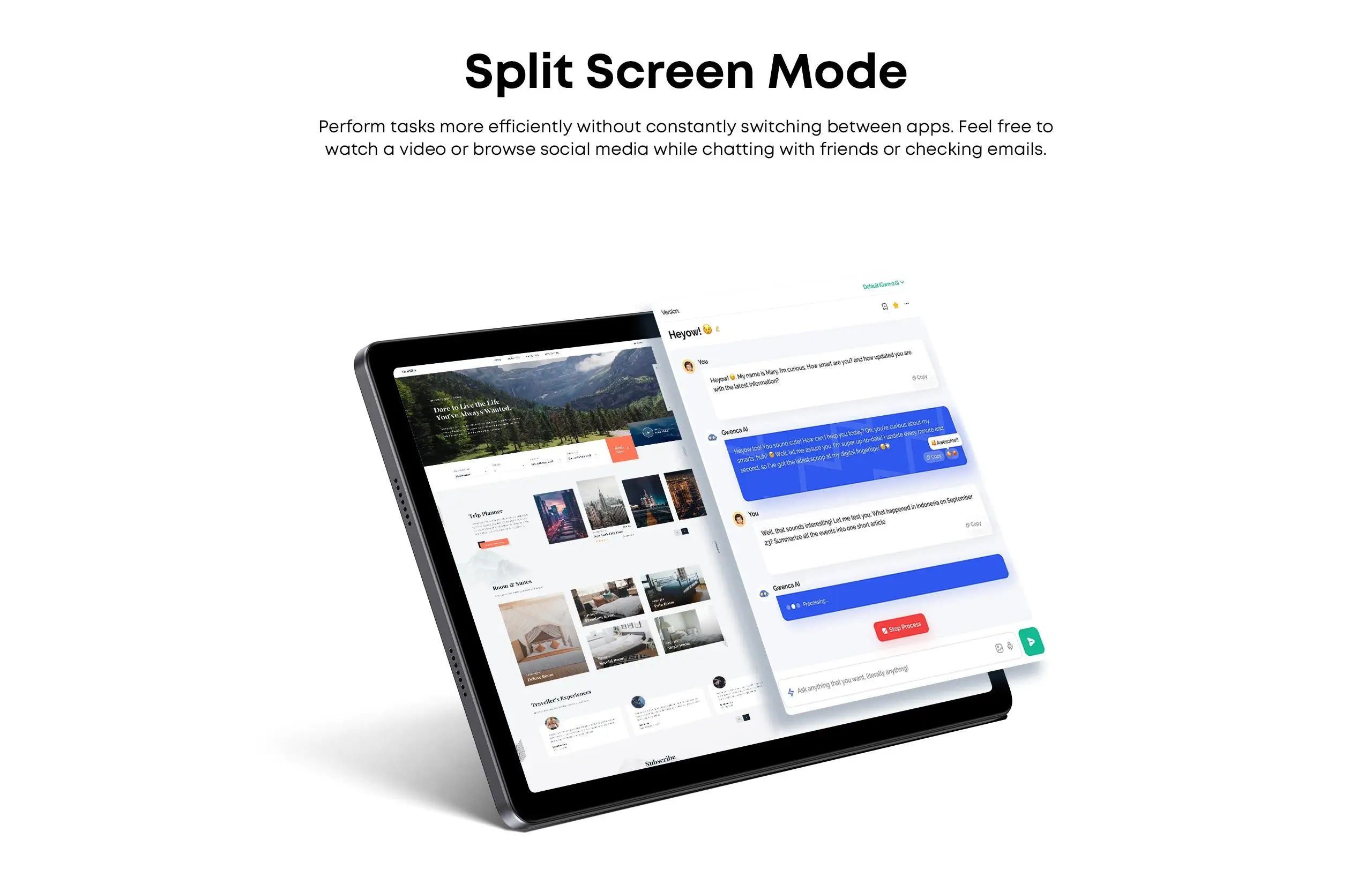 CHUWI Tablet AuPad Android 14 Tablets 10.95" FHD+2K Display Snapdragon 685 8GB RAM 128GB ROM 13MP AF Rear 7000mAh 18W 4G LTE Tab