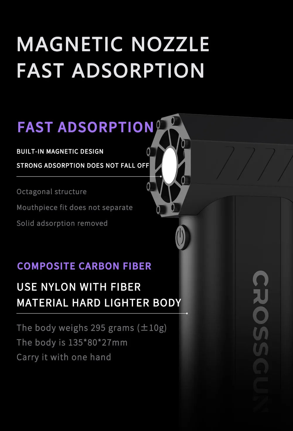 CROSSGUN New Jet Fan Strong Portable Power Handheld Dust Elimination Computer Hurricane Storm Source Turbo Jetfan LED X6 Pro