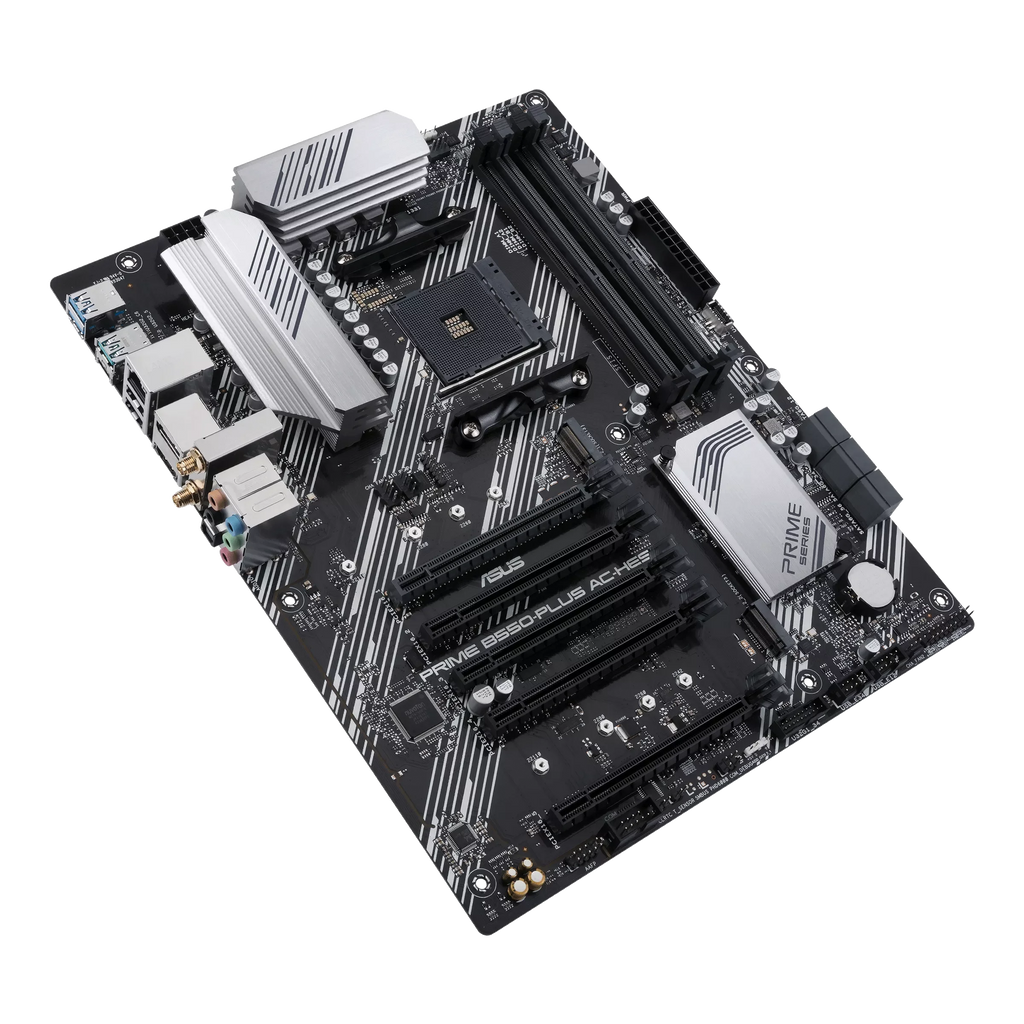 ASUS PRIME B550-PLUS AC-HES Motherboard Socket AM4 CPU DDR4 4866 (OC) Memory Chipset B550 ATX Mainboard