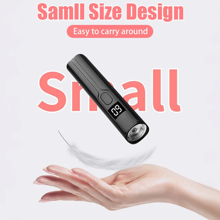 Professional Nail UV LED Lamp Desk With Display Rechargeable Portable Mini Nail Dryer Stand UV Lamp for Nails Art Removable