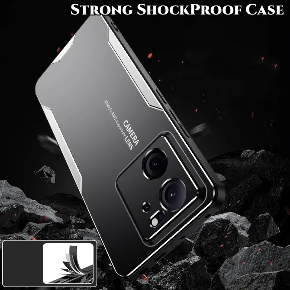 ShockProof Alloy Metal Case For Xiaomi 15T 13T 14T 12T 11T 12X 15 14 13 12 Mi 11i 17 Pro Ultra Silicone Back Cover Shell Cases