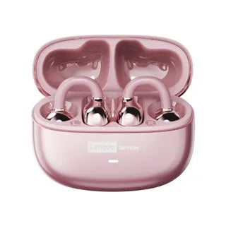 Lenovo LE302 TWS Ear Clip Earbuds | Bluetooth 6.0, HIFI Sound, Low Latency, Touch Control, Long Battery Life with Mic