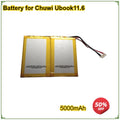 Battery for Chuwi Ubook 11.6 Tablet Battery New Lithium Polymer Rechargeable Battery Pack Replacement  3.85V 5000mAh