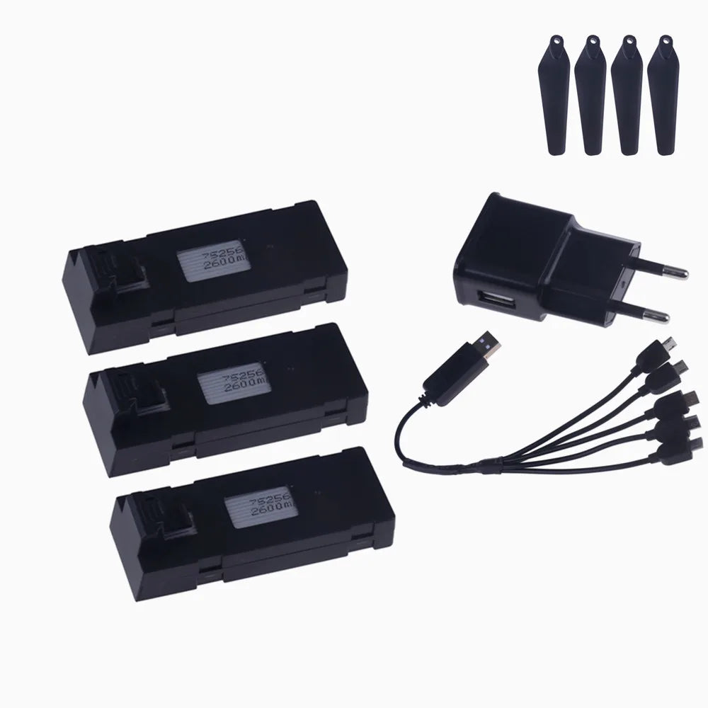 E88 Drone Battery 3.7V 1800/2600/3600/5000/6500mAh For E88PRO E99 E99PRO P1 K3 P10 A13 E525 RC Quadcopter Parts Battery