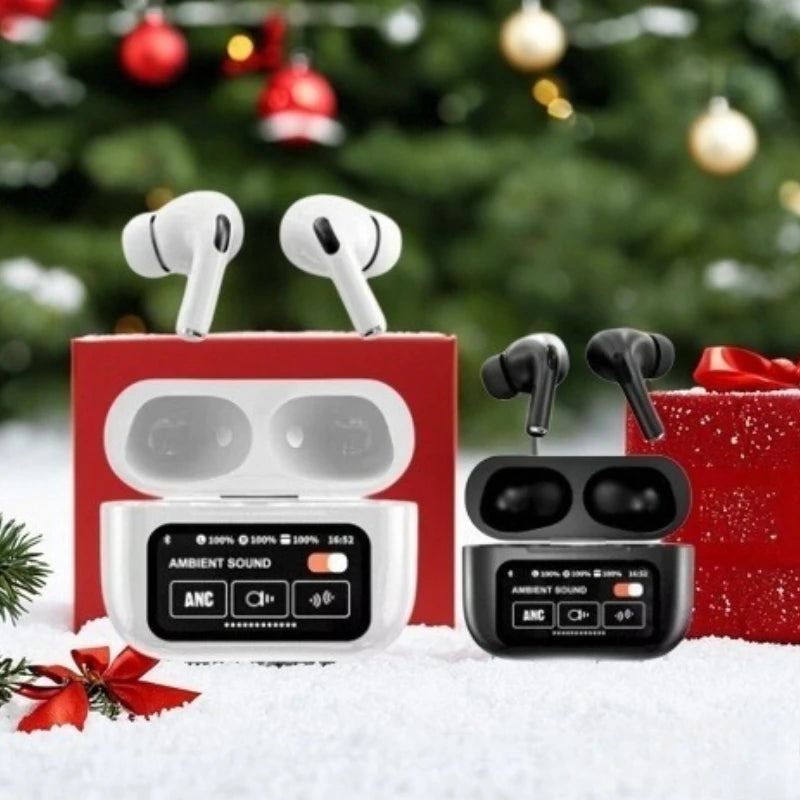 A9 PRO Tws Bluetooth Earbuds Transparent with LED Digital Display Wireless In-Ear Earphone for Xiaomi Huawei iPhone Headphone