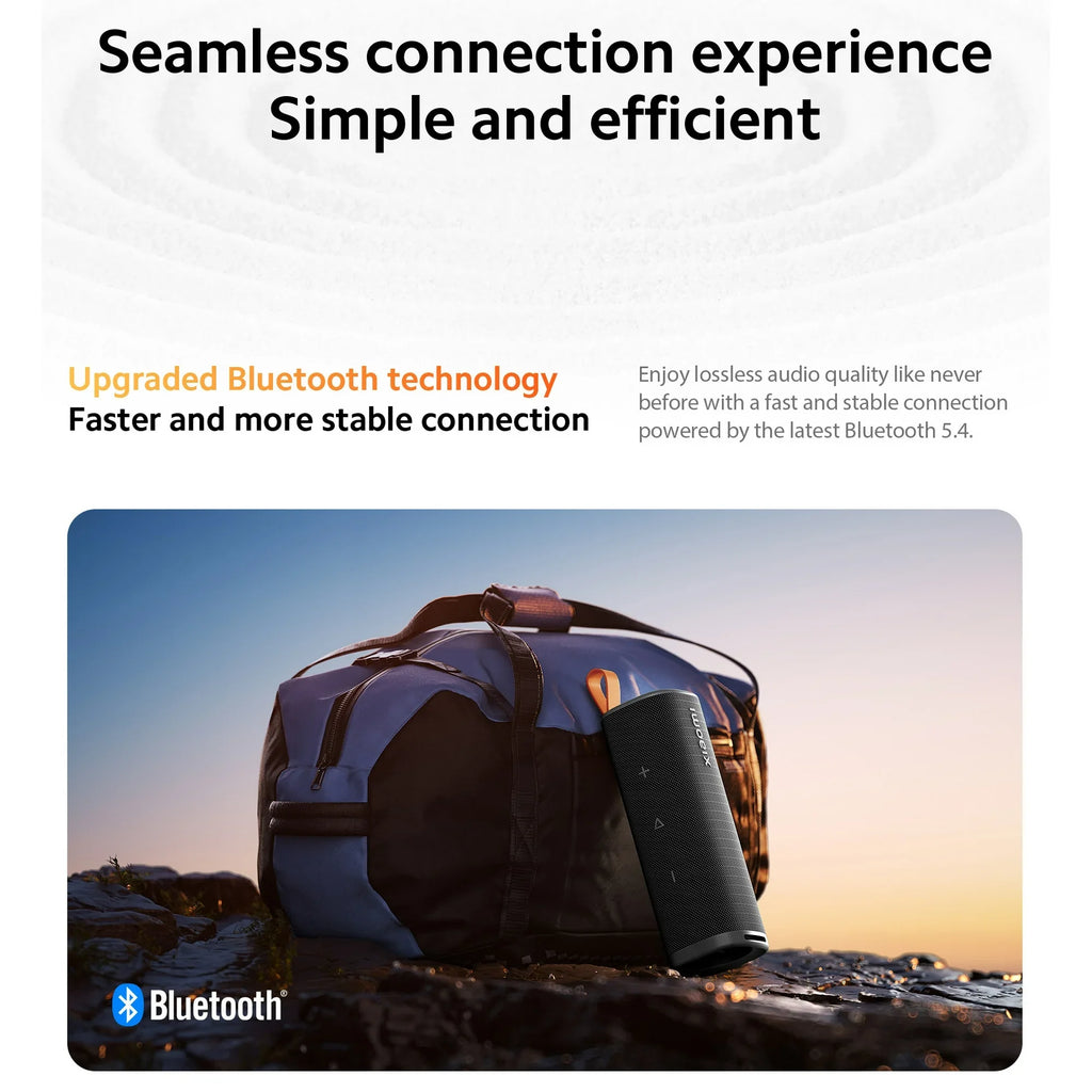 Xiaomi Sound Outdoor Smart speaker Global Version Bluetooth5.4 IP67 dust and water resistance Up 12 hours  long-lasting battery