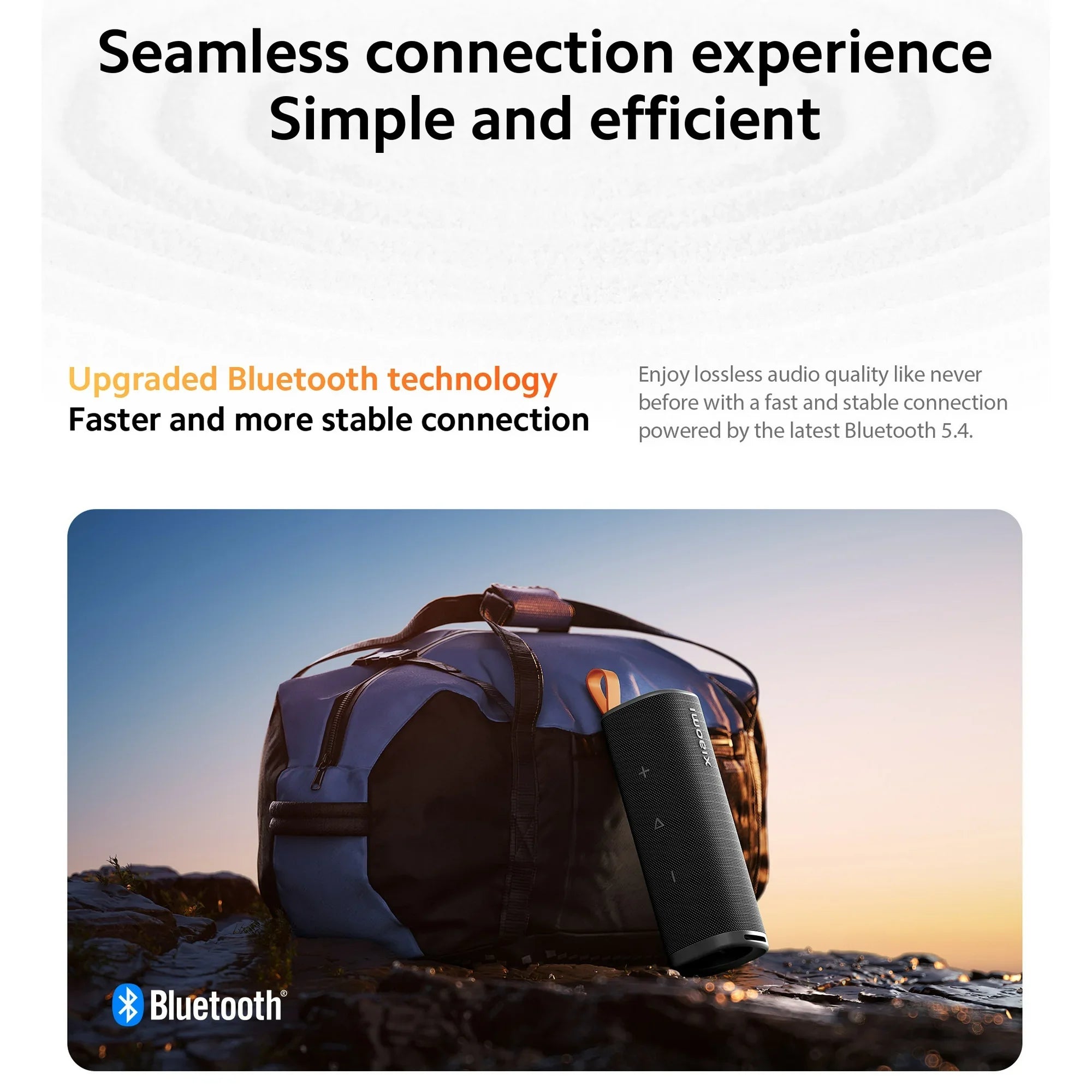 Xiaomi Sound Outdoor Smart speaker Global Version Bluetooth5.4 IP67 dust and water resistance Up 12 hours  long-lasting battery
