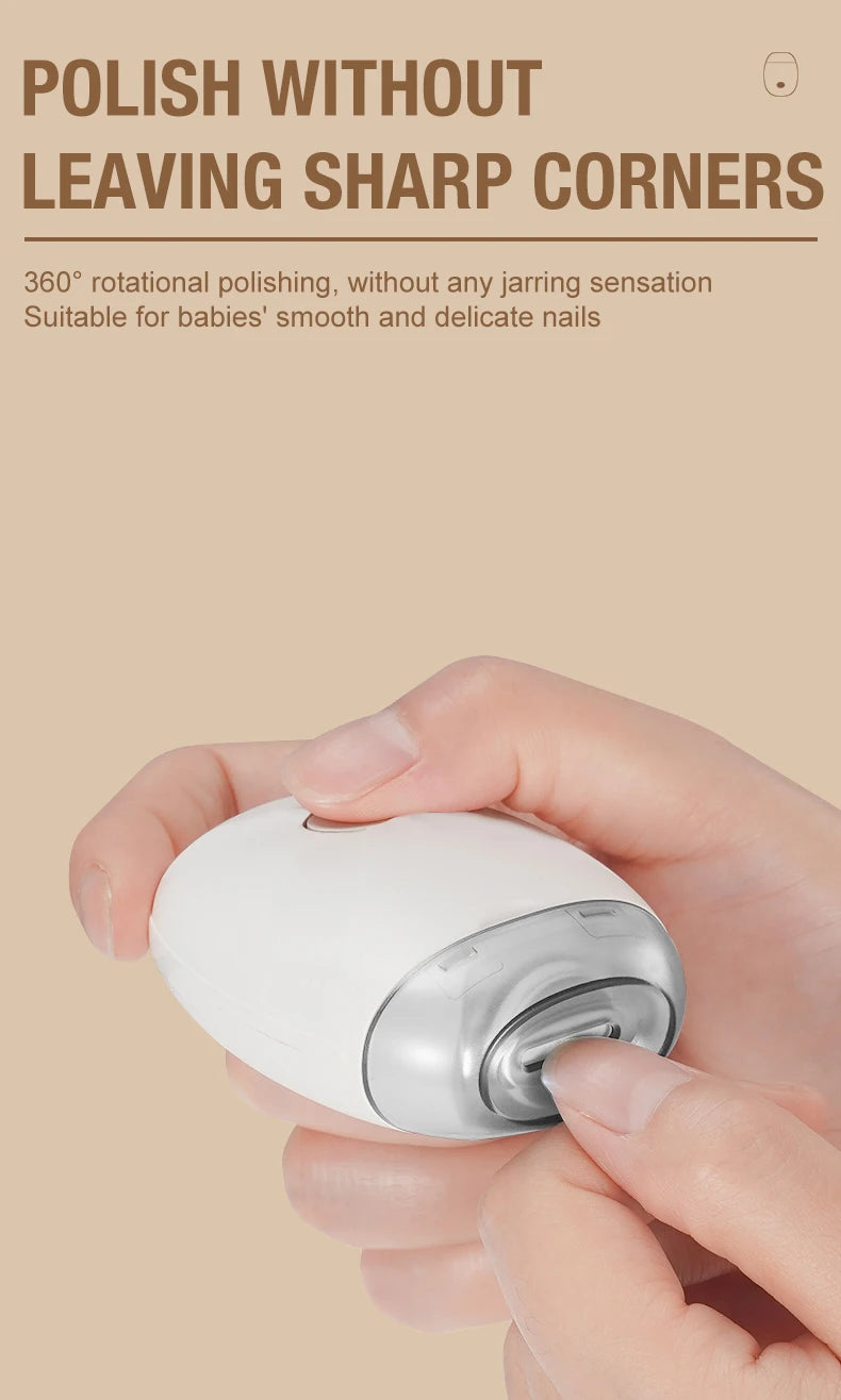 New electric nail polisher, fully automatic nail trimmer, dual-use hand and foot nail polisher, suitable for elderly and childre