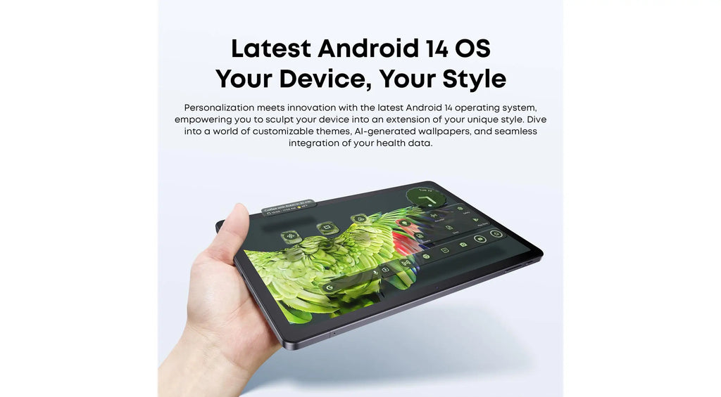 CHUWI Tablet AuPad Android 14 Tablets 10.95" FHD+2K Display Snapdragon 685 8GB RAM 128GB ROM 13MP AF Rear 7000mAh 18W 4G LTE Tab