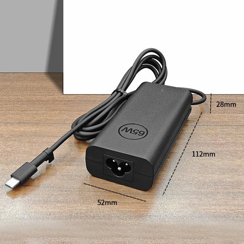 65W USB Type C Laptop Adapter Charger for Dell Latitude 7420 7370 7275 5285 5420 5520 7320 7410 5179 7390 5290 5320 Power Cord