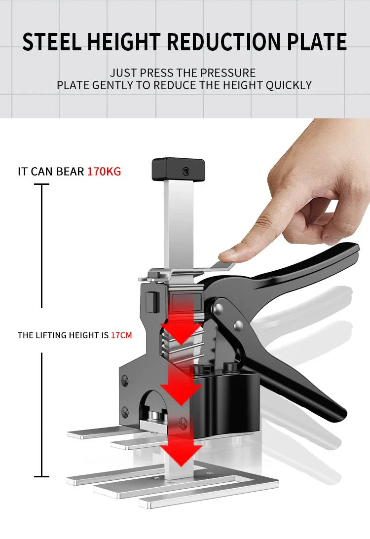 Hand Lifting Tool Labor-Saving Arm Jack Door Panel Drywall Lifting Cabinet Board Lifter Tile Height Adjuster Elevator Tool
