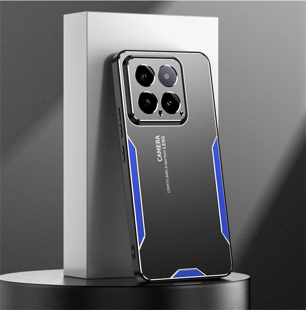 ShockProof Alloy Metal Case For Xiaomi 15T 13T 14T 12T 11T 12X 15 14 13 12 Mi 11i 17 Pro Ultra Silicone Back Cover Shell Cases