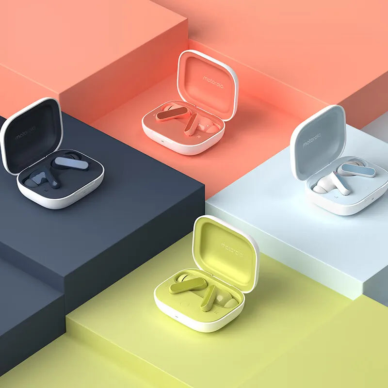 Lenovo moto series Buds Wireless Earphones Bluetooth 5.3 Earbuds Noise Reduction Quick Pairing Dolby Atmos Hi-Res Big Battery