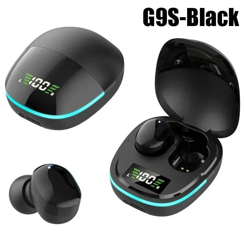 G9Spro Wireless Headphones Earphone Bluetooth-compatible 5.0 Waterproof Headset with Mic for Xiaomi iPhone G9S Earbuds