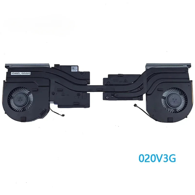 . NEW Original LAPTOP CPU GPU Cooling Fan With Heatsink For Dell 7750 7760 020V3G