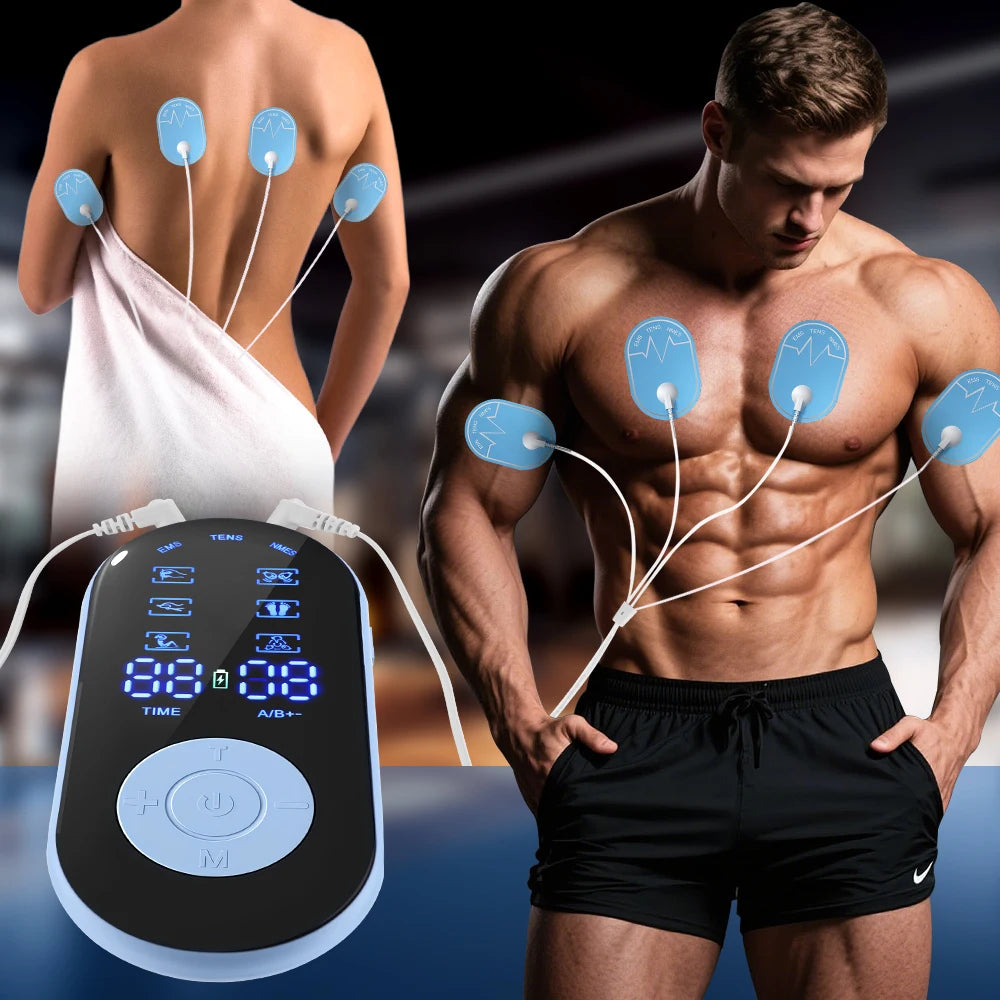Physiotherapy Tens Muscle Stimulator Electric EMS Acupuncture Body Massage Digital Therapy Slimming Machine Electro Stimulator