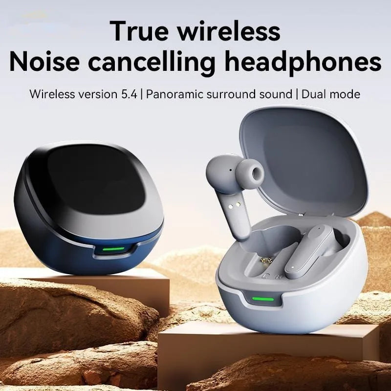 A98 Wireless Bluetooth earphones, in-ear type, noise-canceling, call function, touch control, portable and versatile headphones.